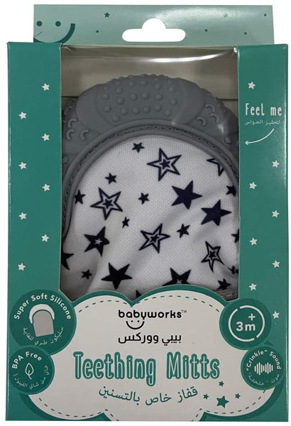 Bibibaby Teethig Mitts - Grey