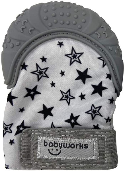 Bibibaby Teethig Mitts - Grey