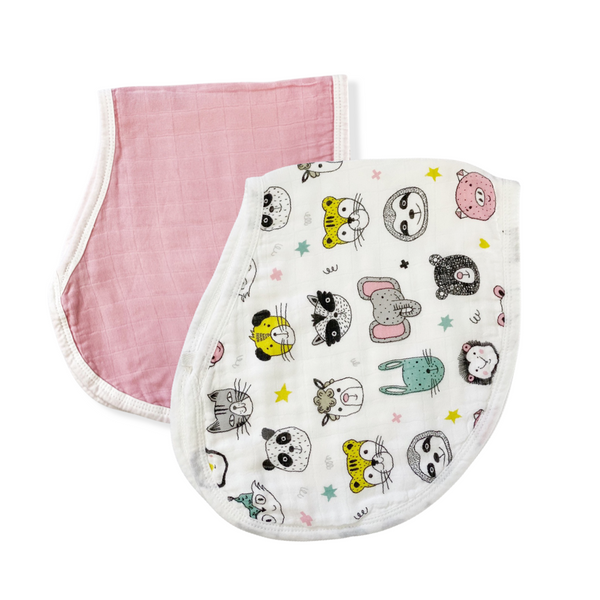 3-in-1 Burp Cloth - Set of 2