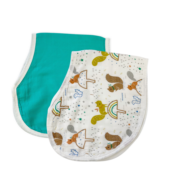 3-in-1 Burp Cloth - Set of 2