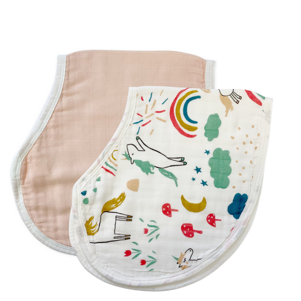 3-in-1 Burp Cloth - Set of 2