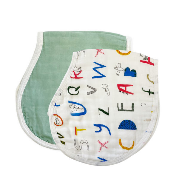 3-in-1 Burp Cloth - Set of 2