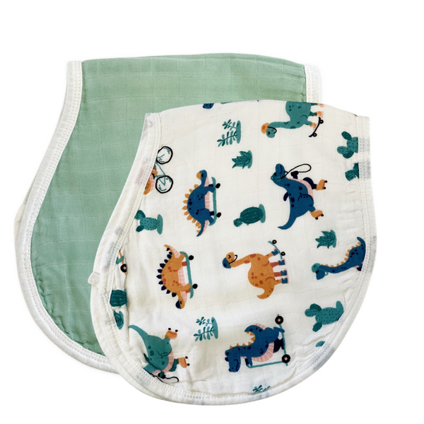 3-in-1 Burp Cloth - Set of 2