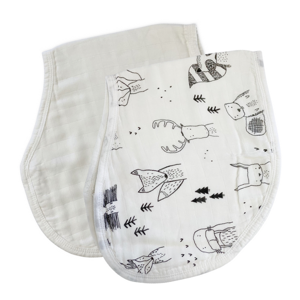 3-in-1 Burp Cloth - Set of 2