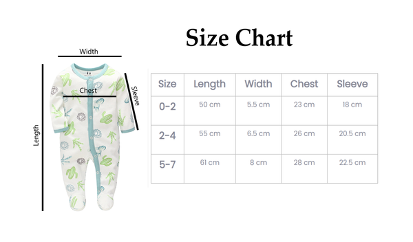 Boys Sleep Suit - Set of 3