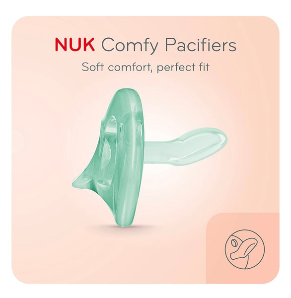 NUK Pink Orthodontic Pacifiers, 3 Pack