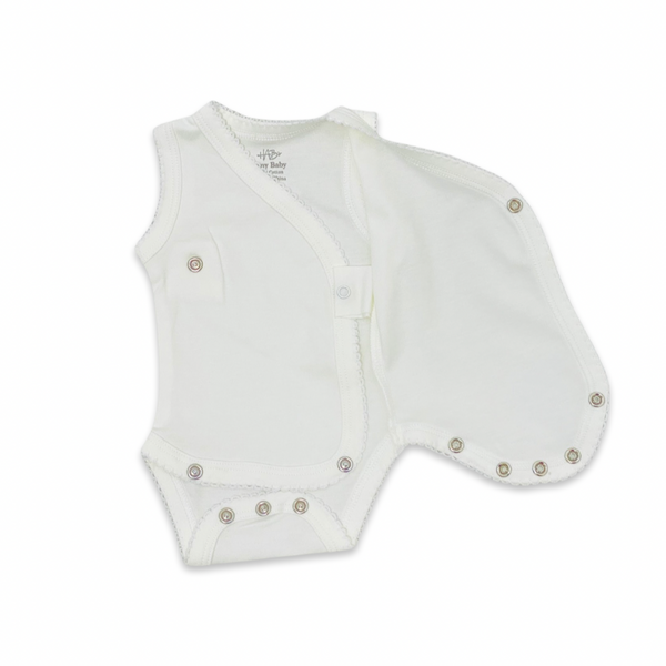 Ruffled Kimono style Baby 3 pack BodySuits