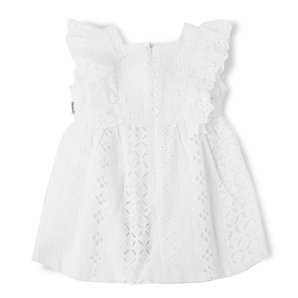 Pretty in White Summer Dress