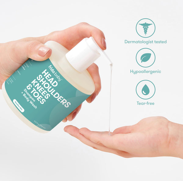 FridaBaby Head Shoulders Knees & Toes Shampoo + Body Wash